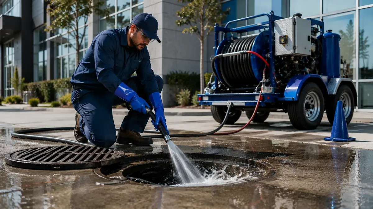 Commercial Hydro Jet Drain Cleaning in San Clemente