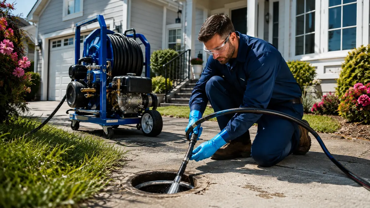 Residential Hydro Jet Drain Cleaning in San Clemente