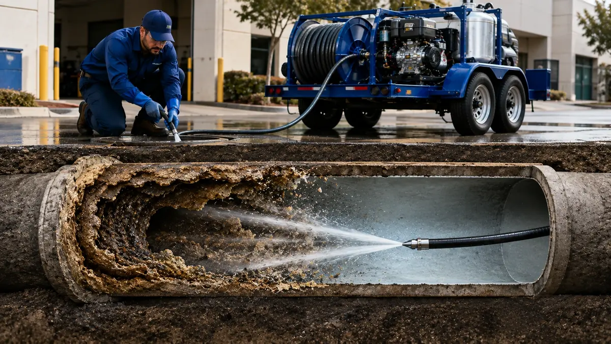 Sewer Pipe Descaling in San Clemente
